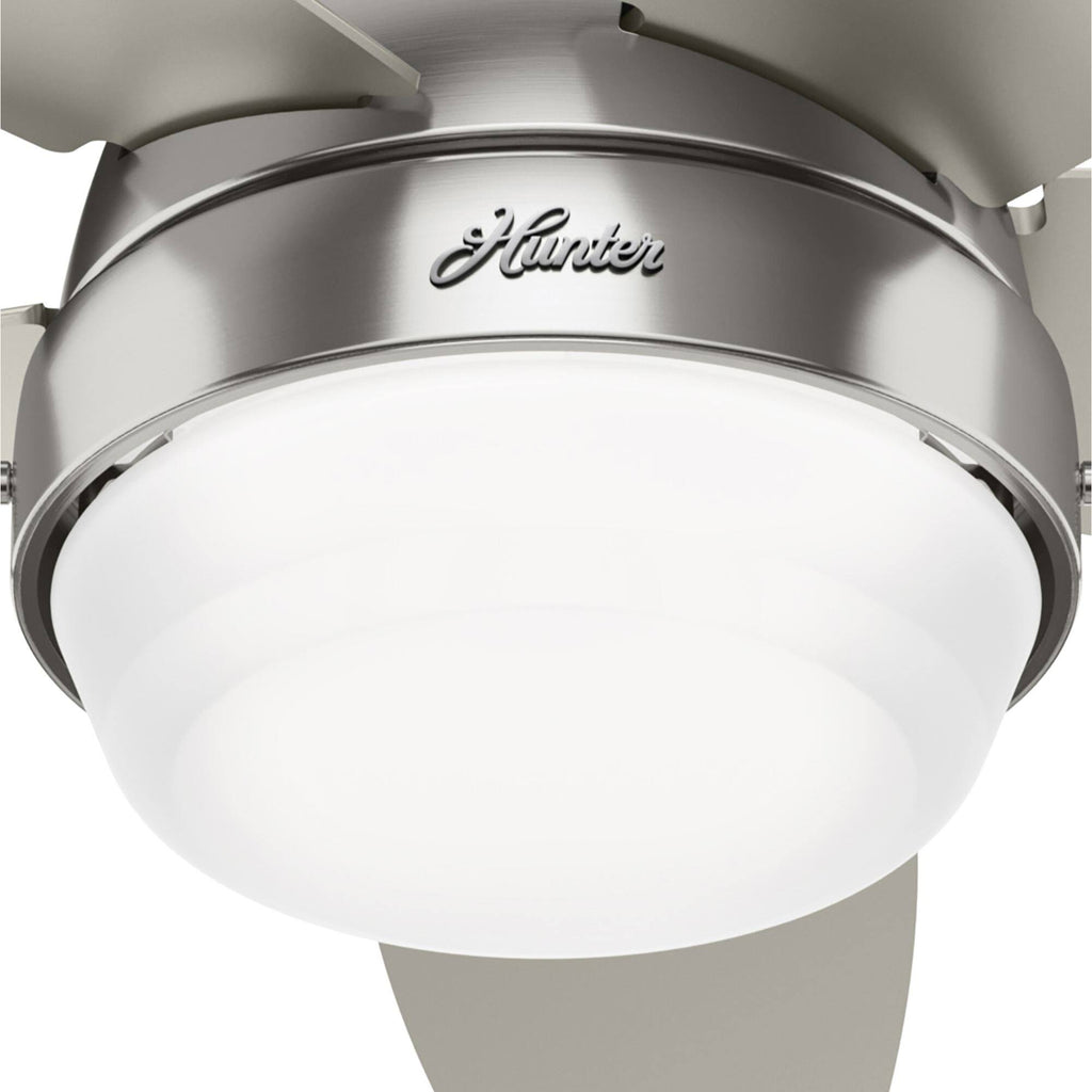 Low Profile Ceiling Fan with LED Light Kit H19564