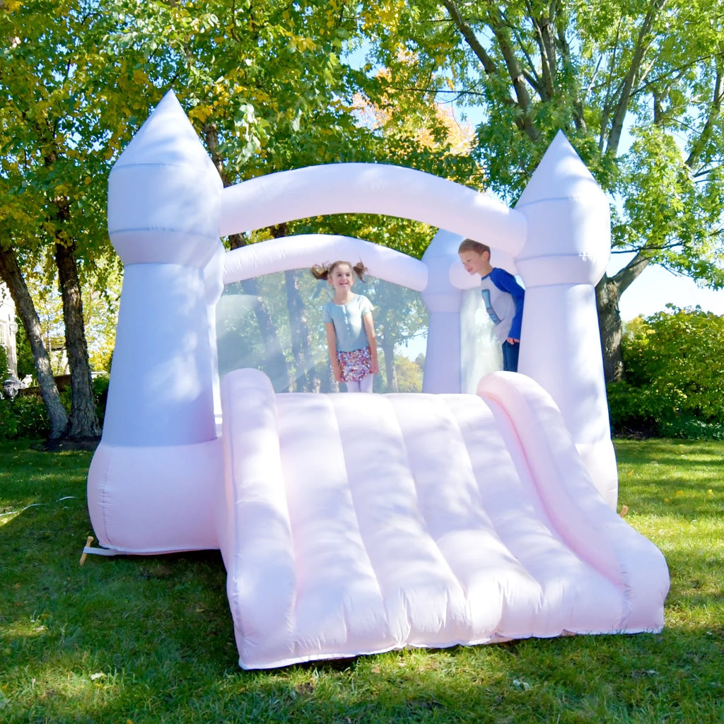 Pastel Bouncy Castle with Slide U710