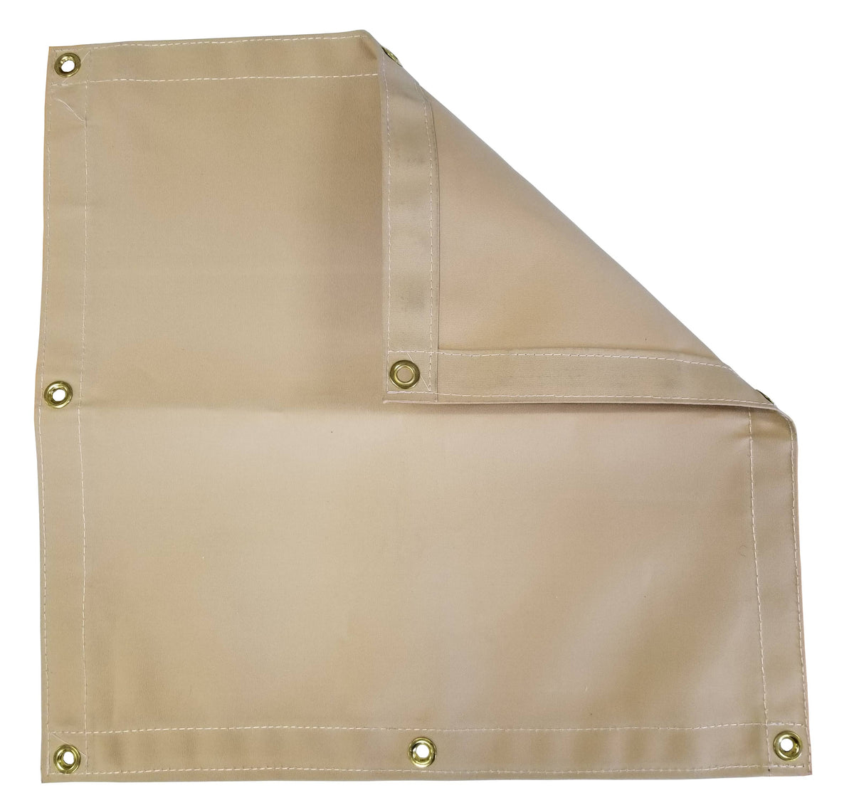Tan Workhorse Polyester Canvas Tarp - 14.5 oz. Y253
