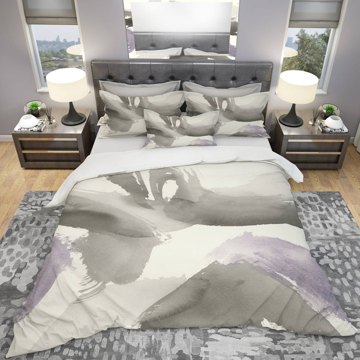 Twin Geometric Bedding Set with 1 Sham S8230