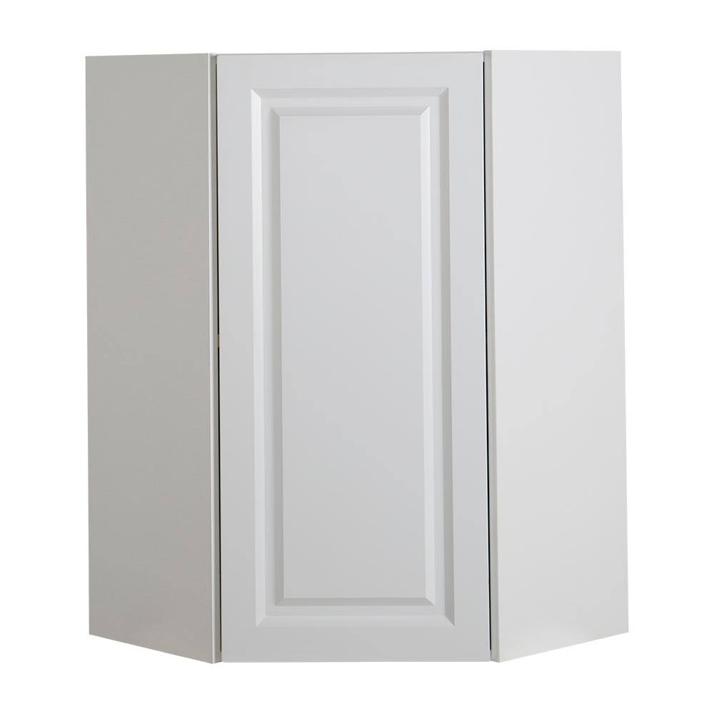 Corner Wall Cabinet in White L42876