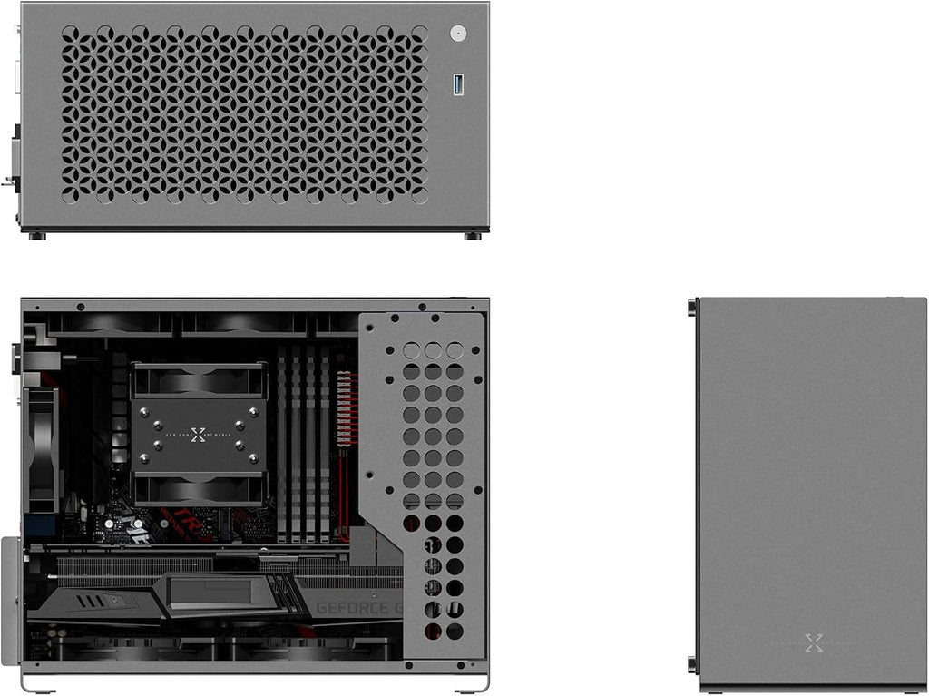 Portable Micro ATX PC Case with Aluminum Alloy S79616