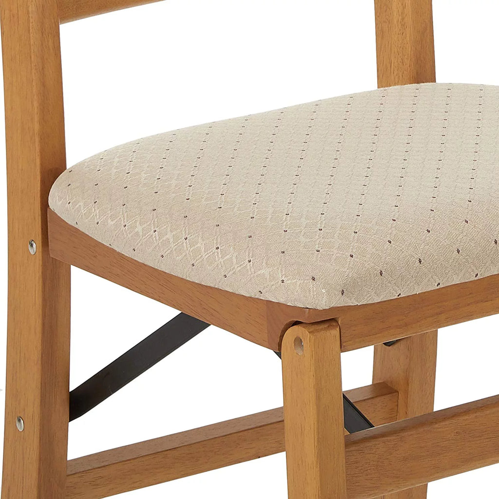 Oak Ladderback Folding Chair Set of 2 H195