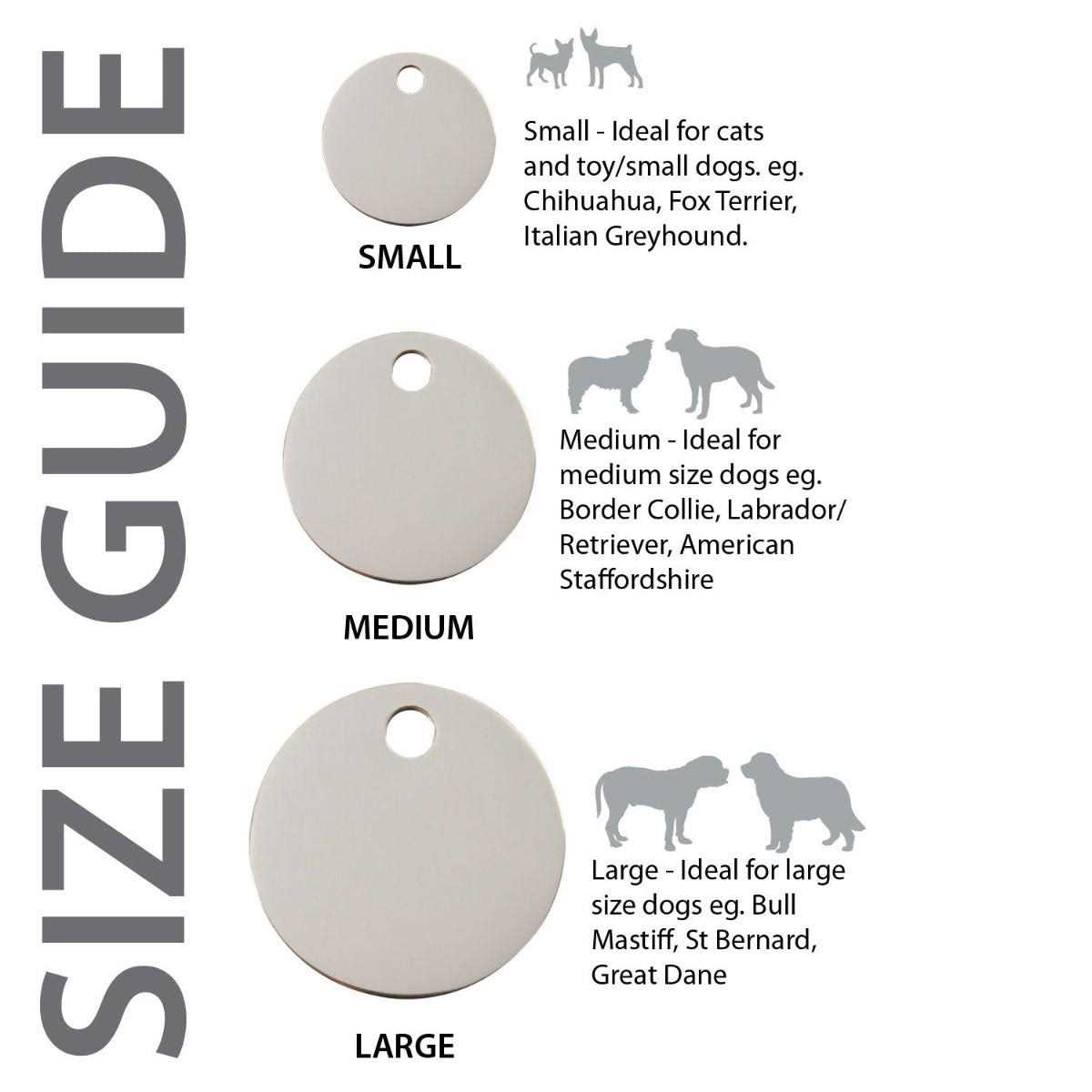 Circle Pet ID Dog Tag G769