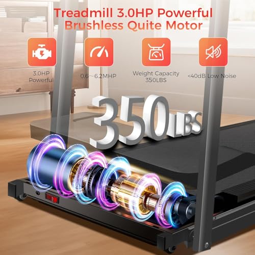 Portable Folding Treadmill with Handles R212373