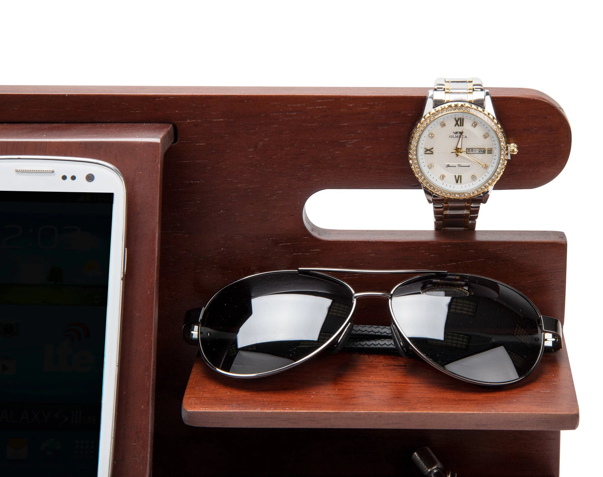 Wood Cell Phone Holder Organizer U911