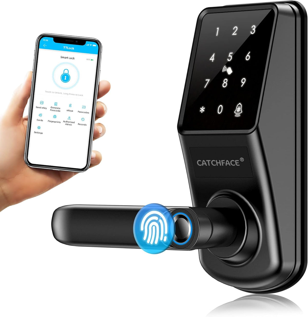 Smart Lock with Handle P85460