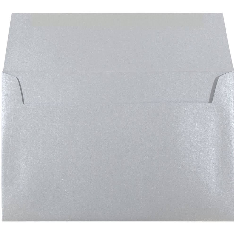 A9 Metallic Invitation Envelopes, 5.75 x 8.75, Silver, Bulk 1000/Carton W29660