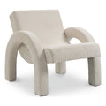 Cream Corduroy Accent Chair Z414