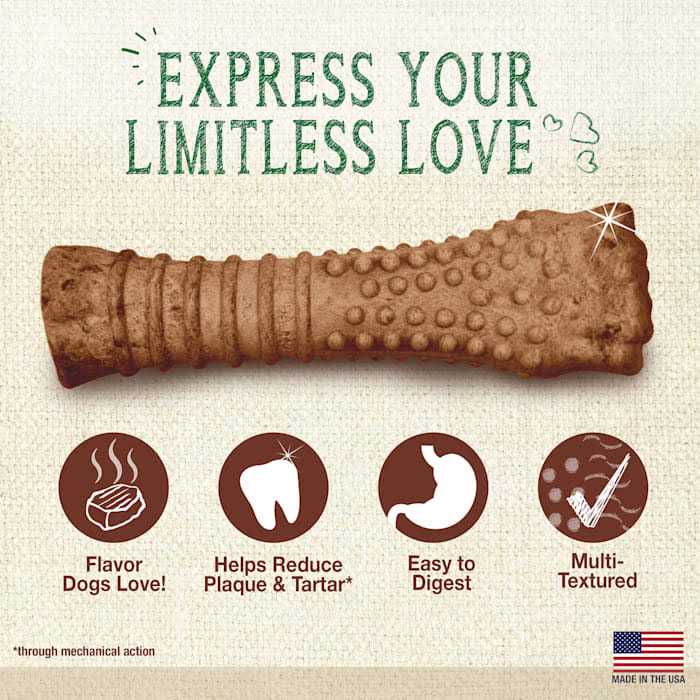 Filet Mignon Flavored Dog Dental Chews K4013