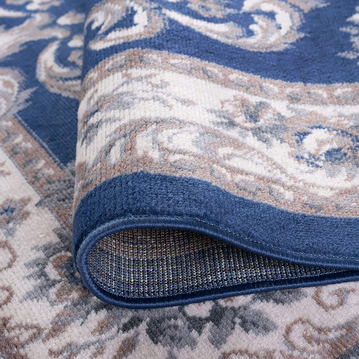 Navy 2'3'' x 7'3'' Runner Area Rug C640