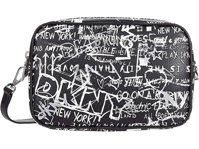 Black White Silver Crossbody Camera Bag Y162309
