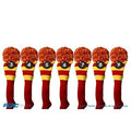 Red Yellow Knit Golf Headcover M1937