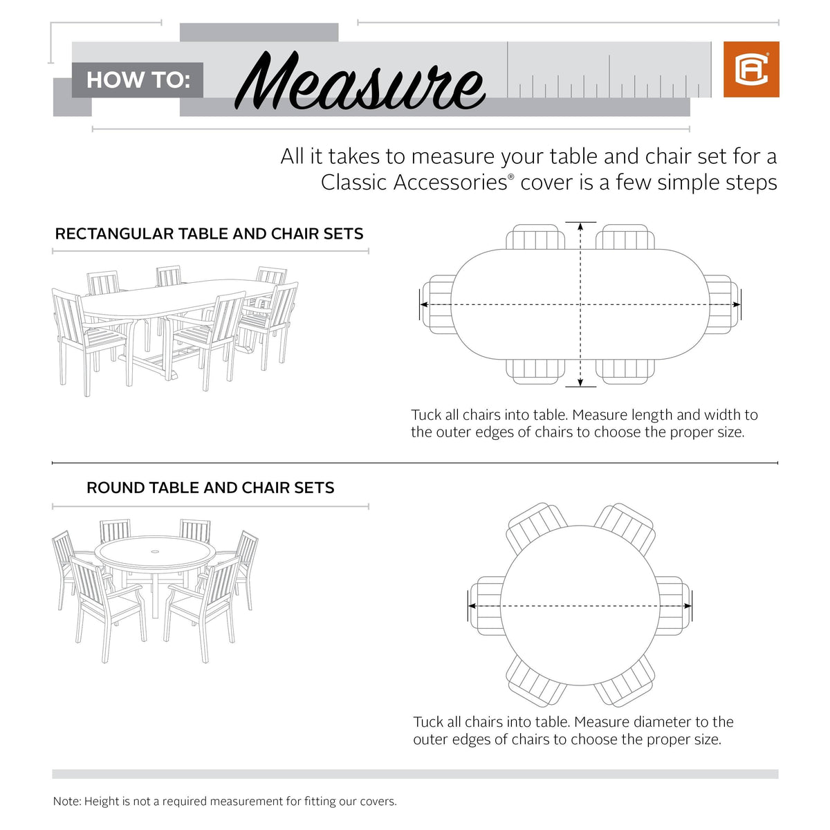 Patio Table & Chair Set Cover Y52504