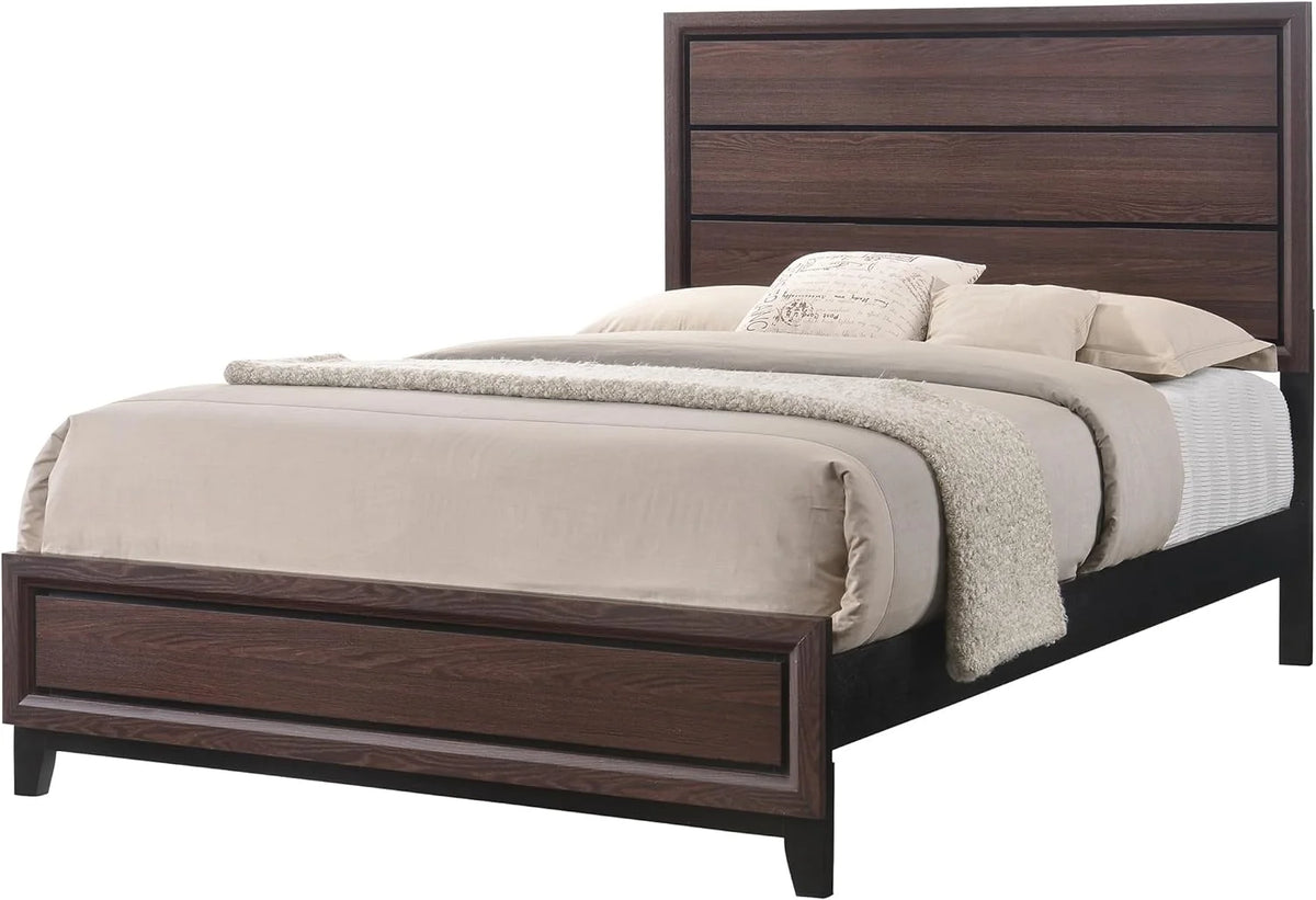 4-Piece King Bedroom Set with Dresser Mirror and Nightstand S48945