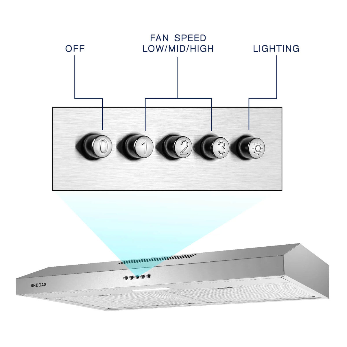 30-inch Stainless Steel Under Cabinet Range Hood Z23334
