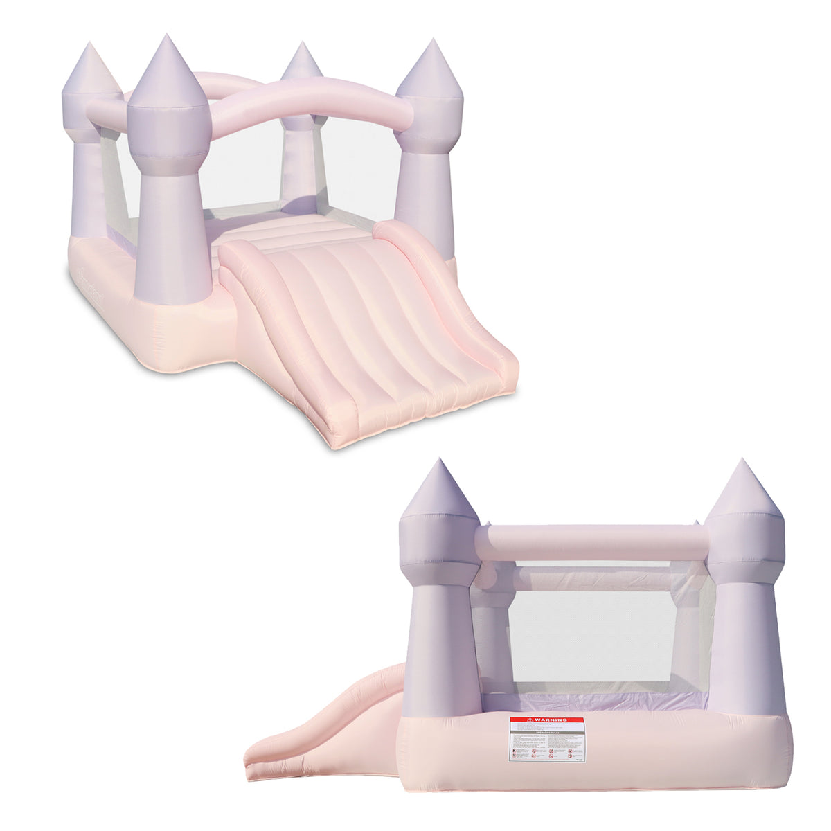 Pastel Bouncy Castle with Slide U710