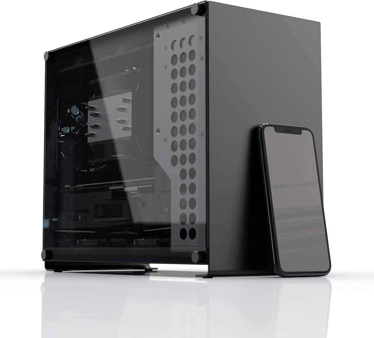 Portable Micro ATX PC Case with Aluminum Alloy S79616