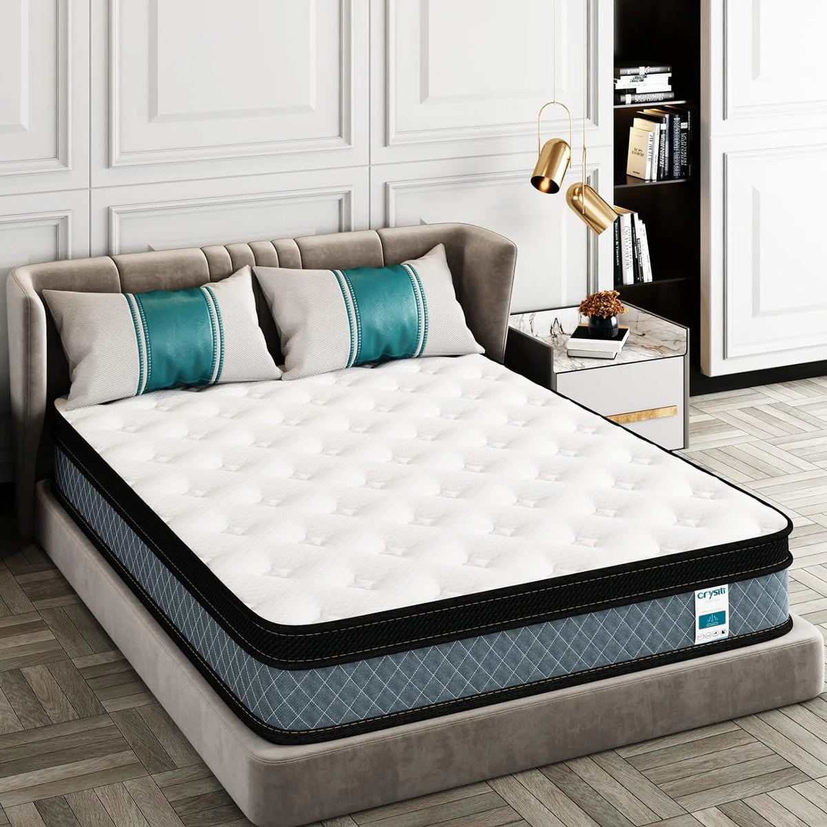 Queen Size Memory Foam Innerspring Hybrid Mattress X392523