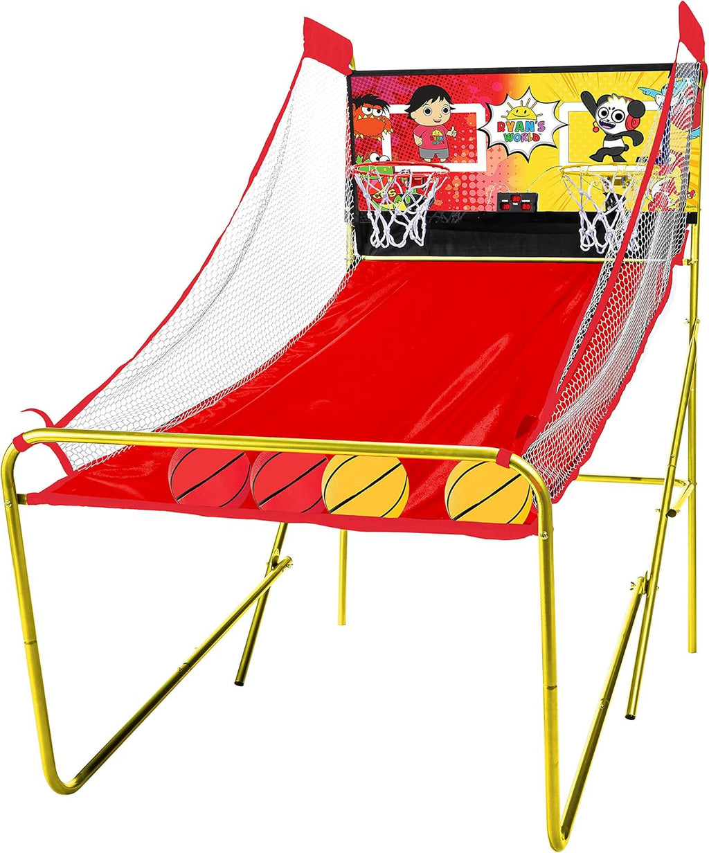 Arcade Basketball Game with Electronic Scoreboard and 4 Mini Basketballs D6015