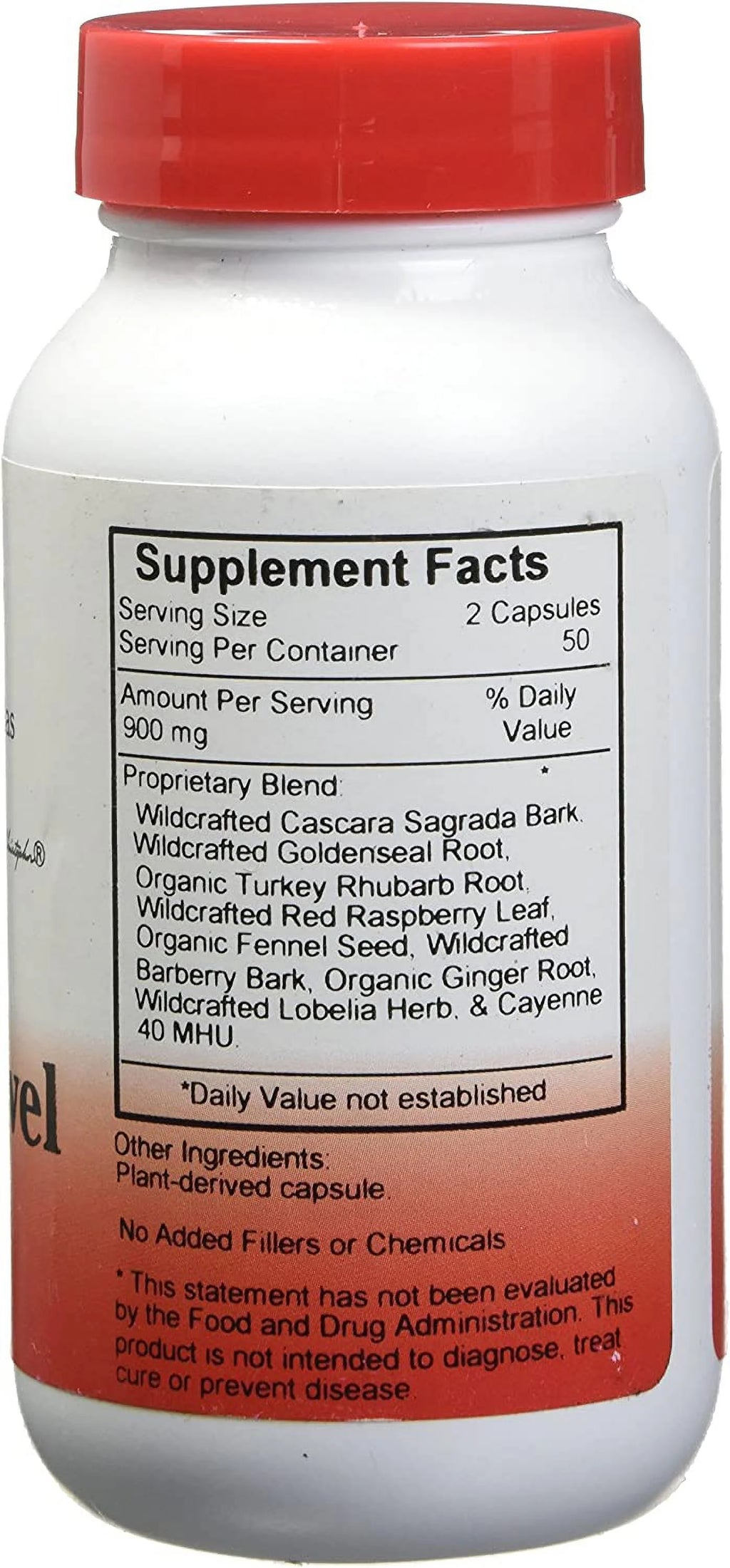 100 VCaps Lower Bowel Formula Y51889