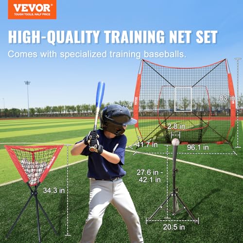 Portable Baseball Training Net with Carry Bag E130498