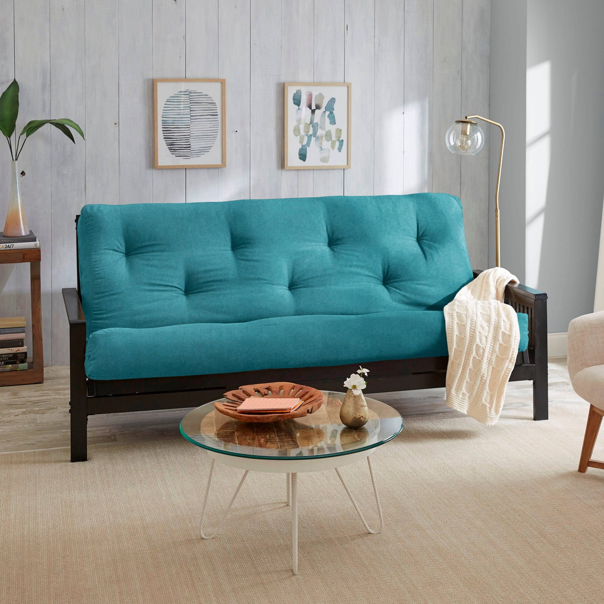Coral Cotton Pocket Coil Full-Size 10-Inch Futon Mattress O6598