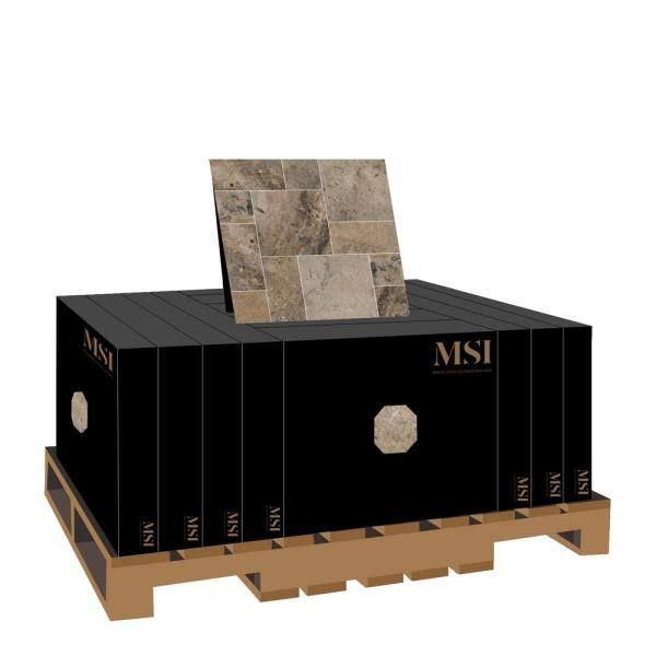 Travertine Tumbled Paver U51329
