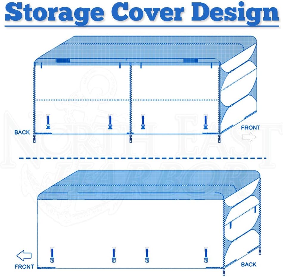 Gray RV Motorhome Travel Trailer Cover Fits Length 20'-22' D4667