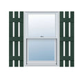 12x22W x 63x22H Vinyl Three Board Spaced Shutters B987795