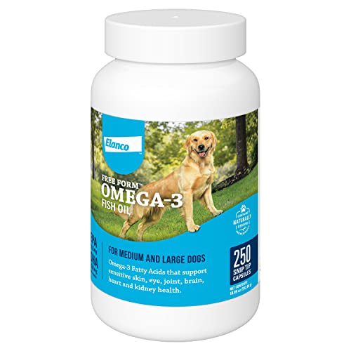 Omega-3 Fish Oil Liquid Supplement for Medium & Large Dogs N22777