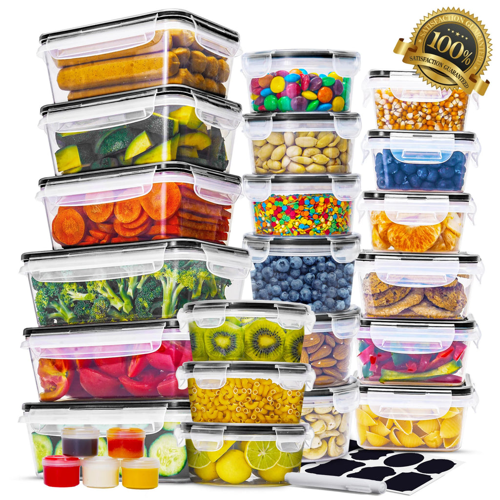 52 Pcs BPA-Free Airtight Food Storage Containers with Lids T792270