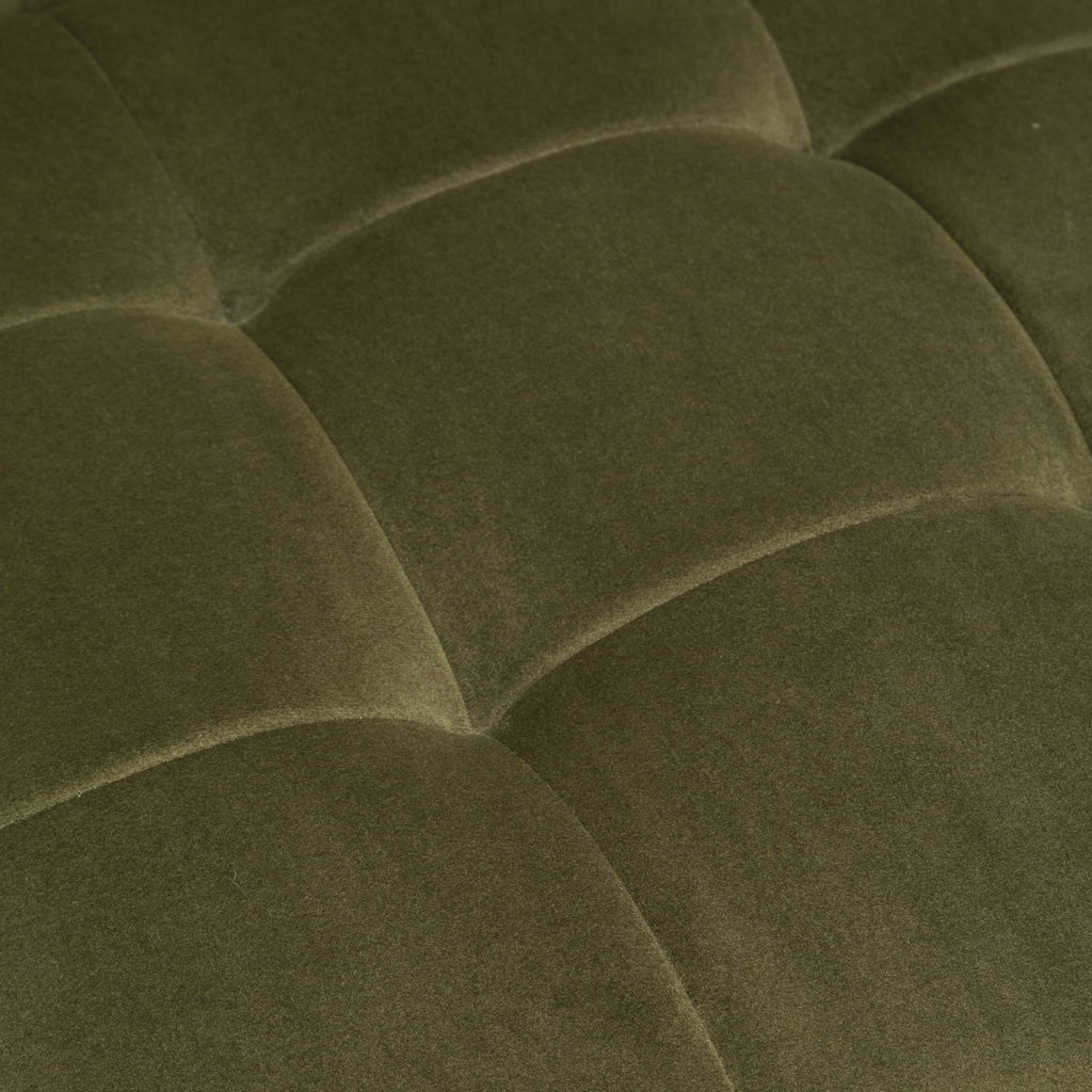 Walnut Faux Leather Armless Accent Chair W27803