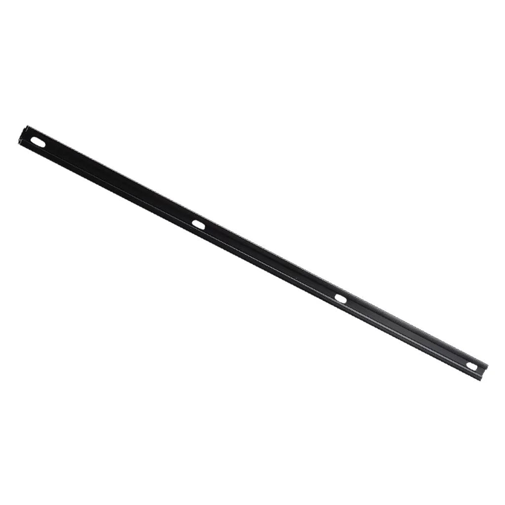 Aluminum 60cm Marine Boat Rail Bracket for Fishing Rod Holder with 4 Screws Hardware A206
