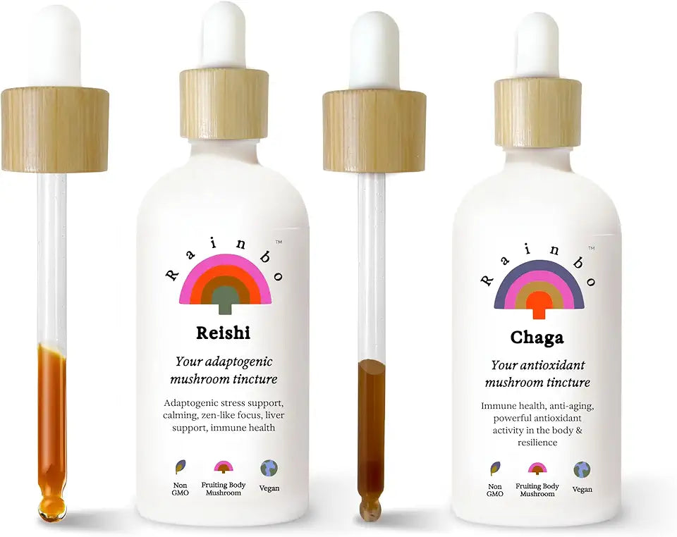 Reishi Mushroom Extract + Chaga Mushroom Tincture E84395