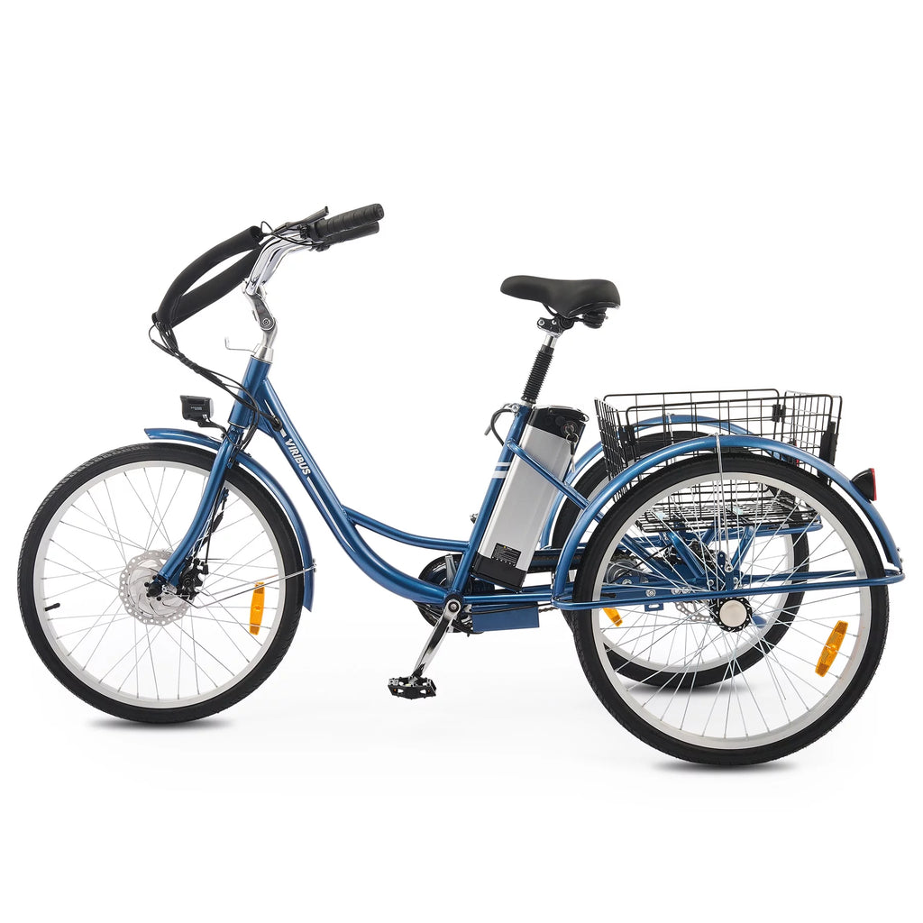 26" 350W Electric Tricycle with Basket A5616