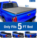 Soft Roll-up Truck Bed Tonneau Cover for 2016-2023 Toyota Tacoma 5' Bed Vinyl W218