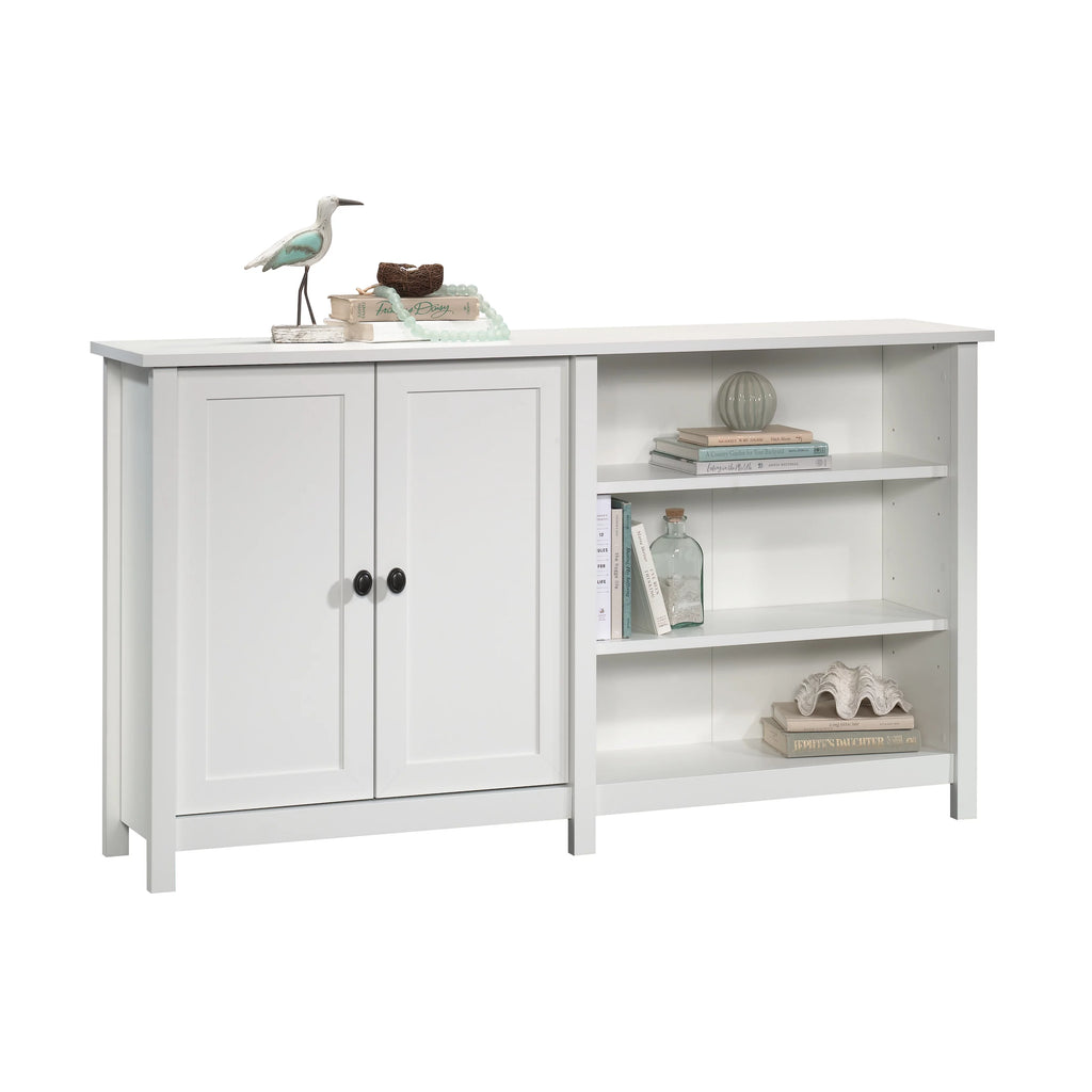 Soft White Storage Console TV Stand C257