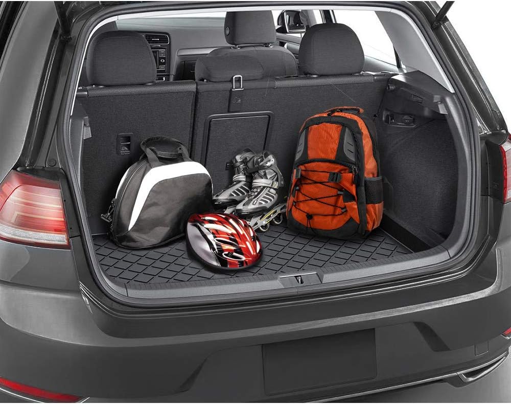 Black Waterproof Rear Trunk Cargo Mat Liner H850640