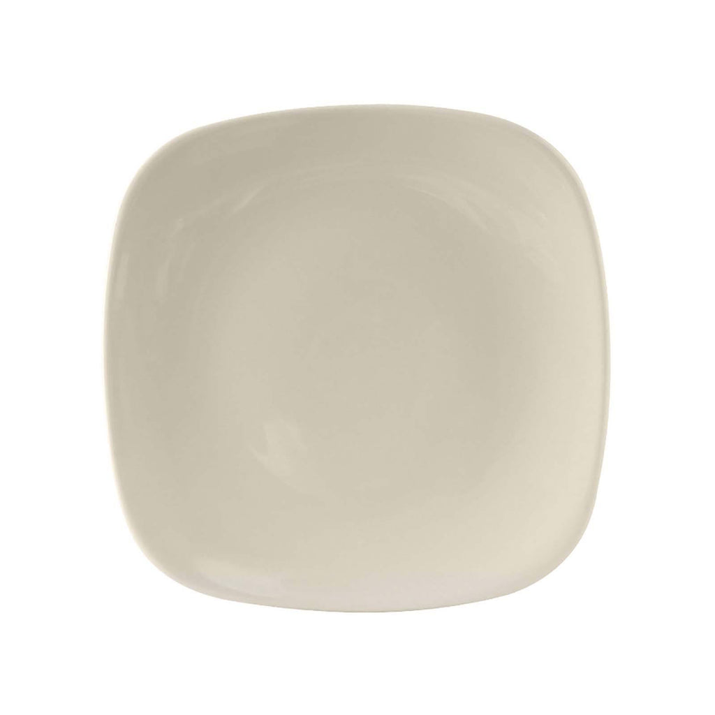 Eggshell Square China Plate - 12/Case B1080