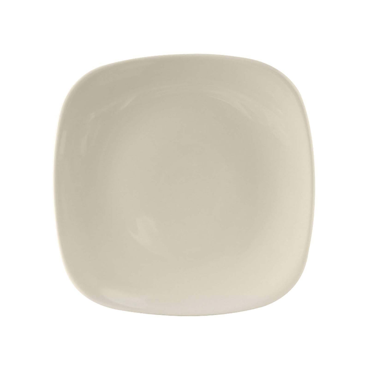 Eggshell Square China Plate - 12/Case B1080
