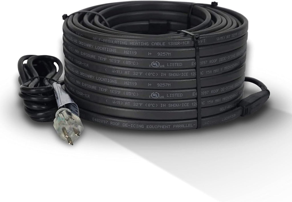 50 Feet 120V Self-Regulating Heat Cable B8611