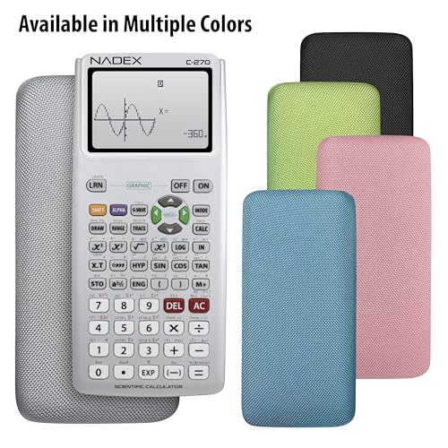 Black Graphing Scientific Calculator with Carrying Case Y71572