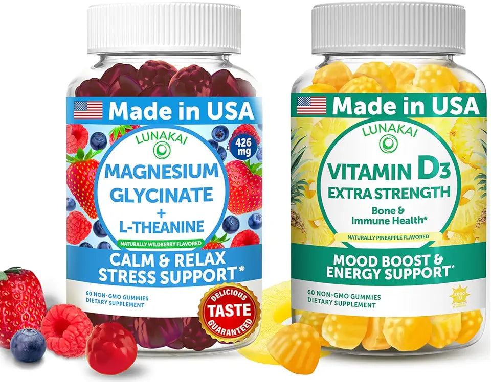 Magnesium Glycinate & Vitamin D3 Gummies V495492