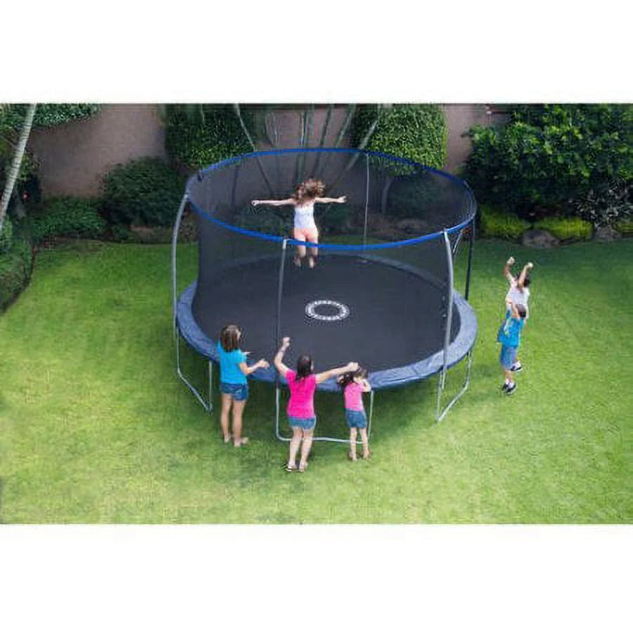 14' Trampoline And Steel Flex Enclosure G13451