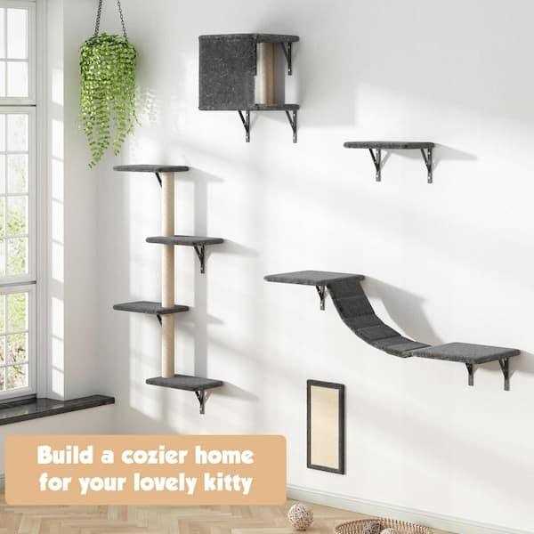 Wall Mounted Shelves Set Cat Tree C1789