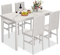 5-Piece Faux Marble Kitchen Table & Chair Set K375