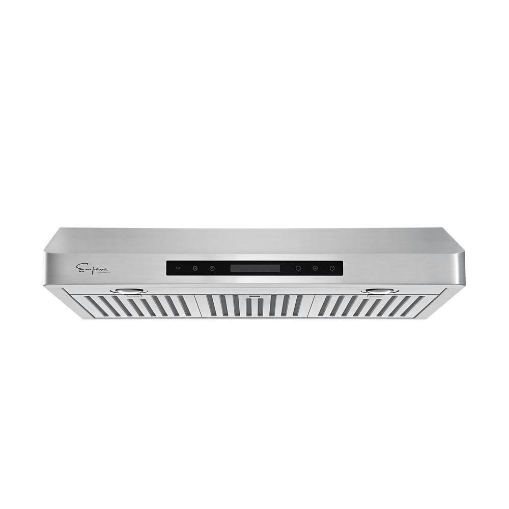 36 in. 500 CFM Ducted Under Cabinet Range Hood in Stainless Steel with Permanent Filters M6755
