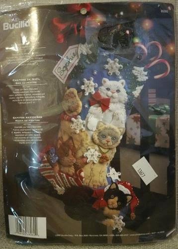18 Felt Christmas Stocking Kit C5165