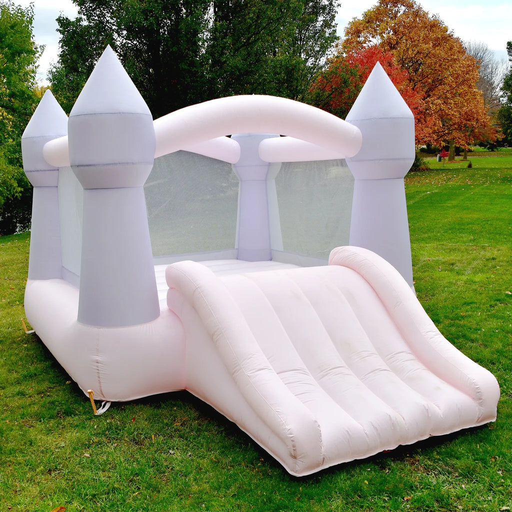 Pastel Bouncy Castle with Slide U710